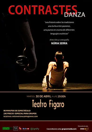 Cartel de ConTrastes Danza