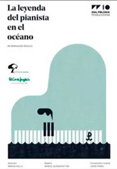 Cartel de La leyenda del pianista en el océano