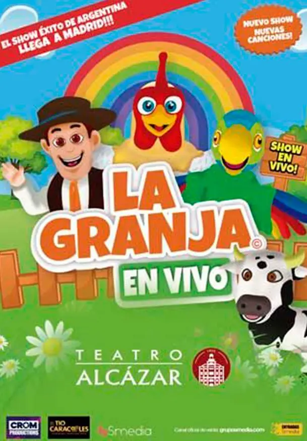 Cartel de La granja en vivo