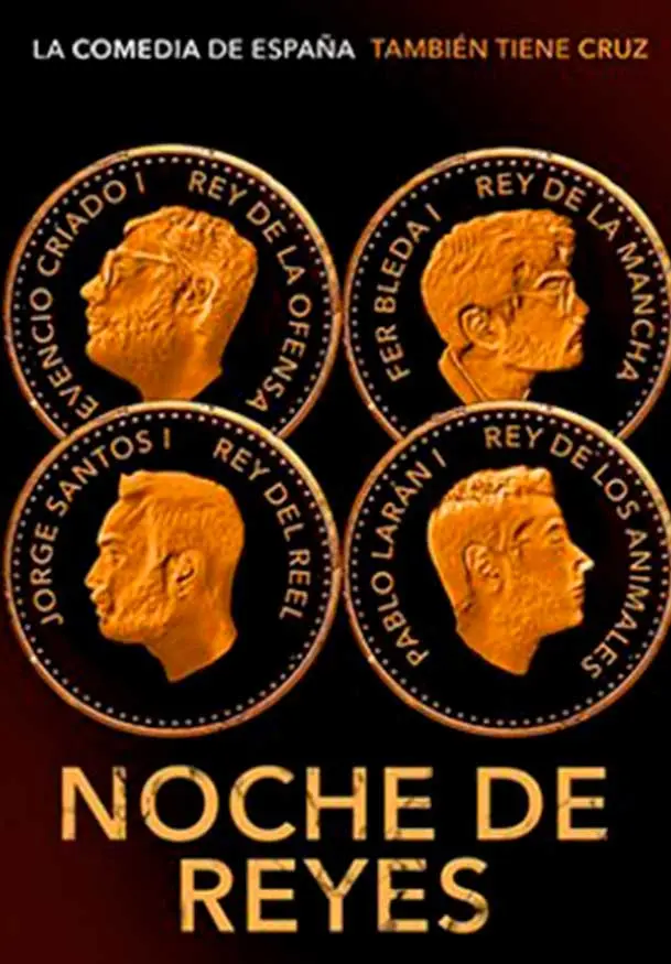Cartel de Noche de Reyes: P. Larán, E. Criado, F. Bleda y J. Santos