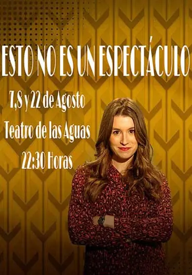 Cartel de Eva Soriano: Esto no es un espectáculo