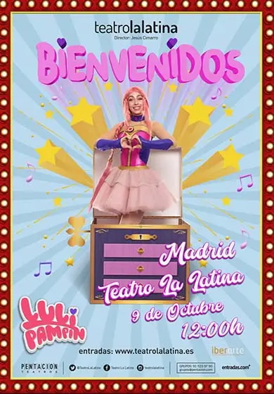 Cartel de Luli Pampín: Bienvenidos