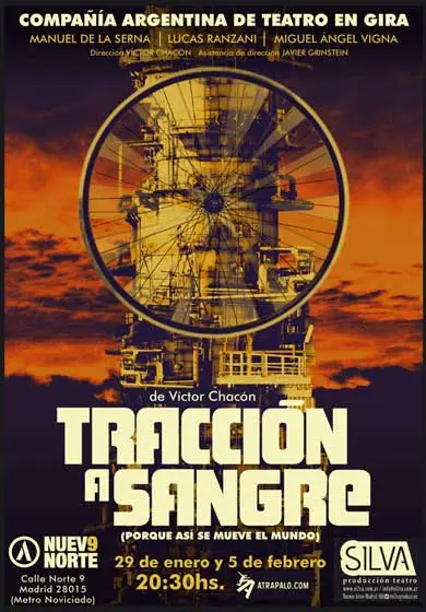 Cartel de Tracción a sangre