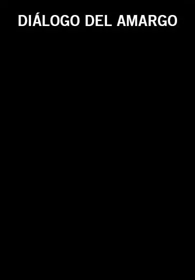Cartel de Diálogo del amargo