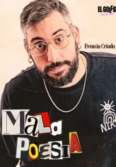 Cartel de Evencio Criado: Mala Poesía