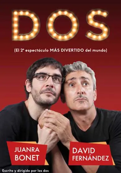 Cartel de Dos - Juanra Bonet y David Fernández