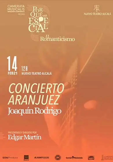Cartel de Camerata Musicalis: ¿Por qué es especial? Joaquín Rodrigo - Concierto de Aranjuez