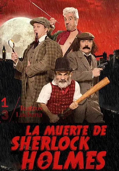 Cartel de La muerte de Sherlock Holmes