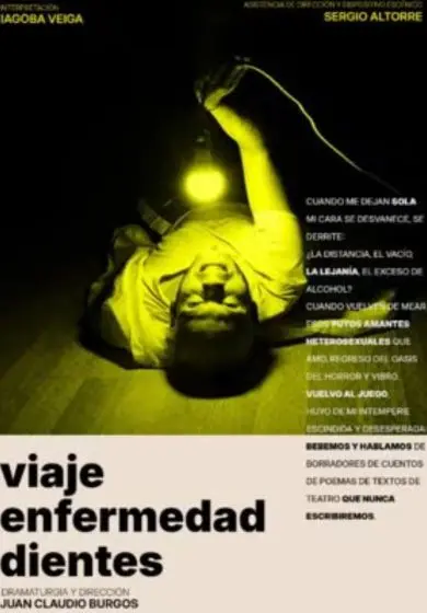 Cartel de Viaje, enfermedad, dientes