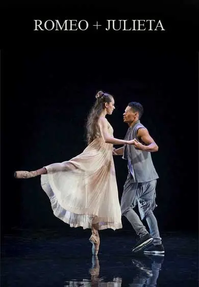 Cartel de Romeo y Julieta. Ballet y Breakdance