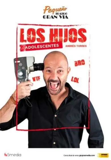 Cartel de Los hijos adolescentes - Andrés Torres