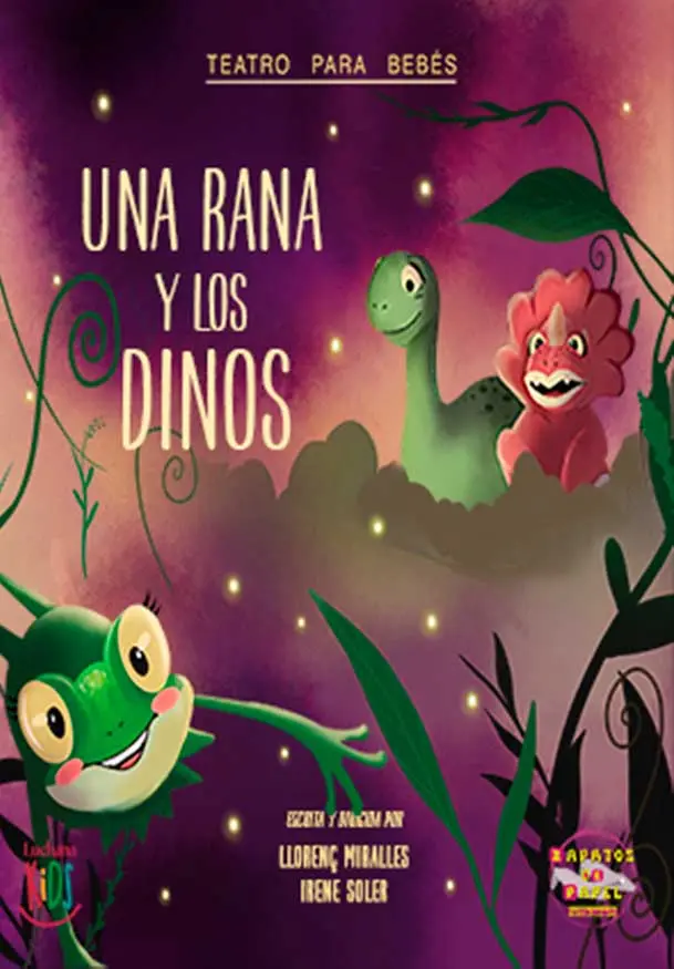 Cartel de Una rana y los dinos