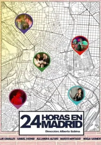 Cartel de 24 horas en Madrid