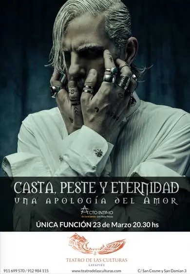 Cartel de Casta, peste y eternidad. Una apología del Amor