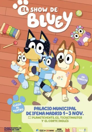 Cartel de El show de Bluey