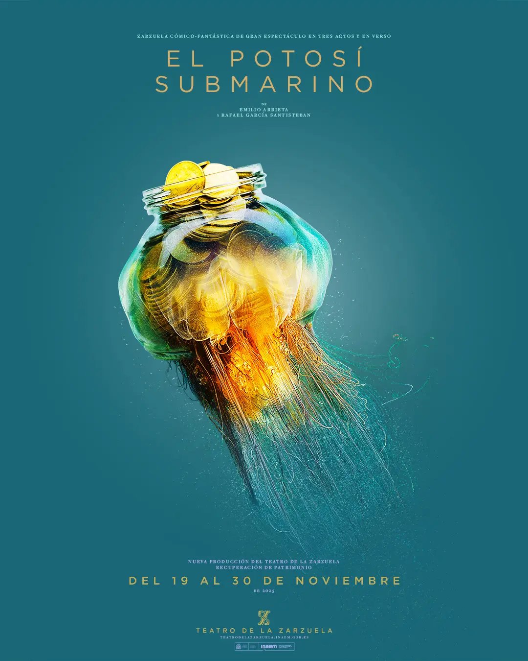 Cartel de El potosí submarino