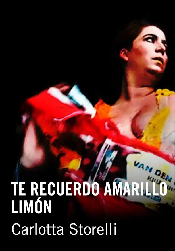 Cartel de Te recuerdo AMARILLO LIMÓN