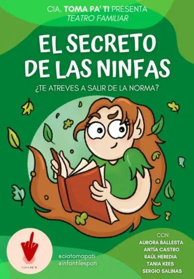 Cartel de El secreto de las ninfas