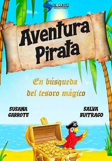 Cartel de Aventura Pirata