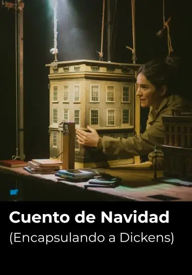 Cartel de Cuento de Navidad (Encapsulando a Dickens)