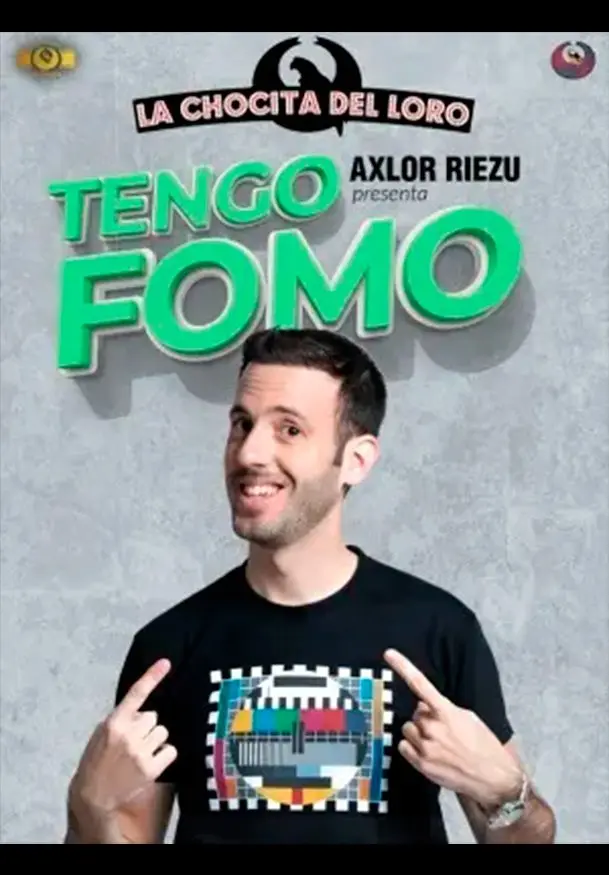 Cartel de Axlor Riezu: Tengo FOMO