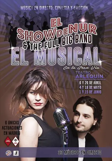 Cartel de El show de Nur & The full big band