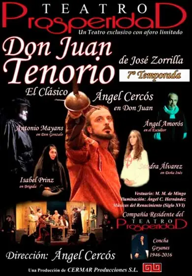 Cartel de Don Juan Tenorio