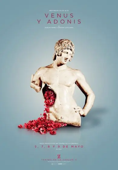Cartel de Venus y Adonis
