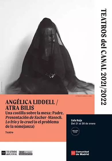 Cartel de Angélica Liddell/Atra Bilis: Una costilla sobre la mesa: Padre