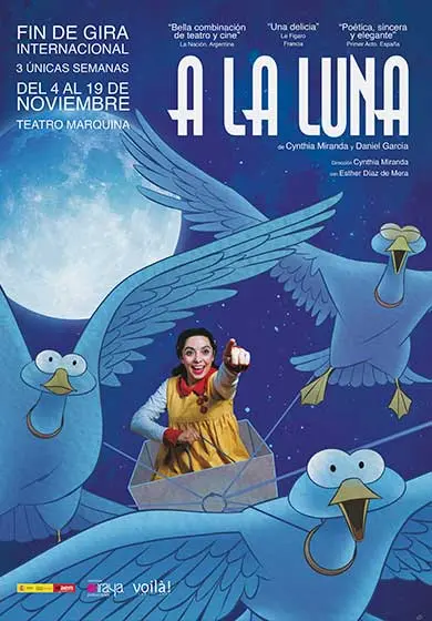 Cartel de A la luna