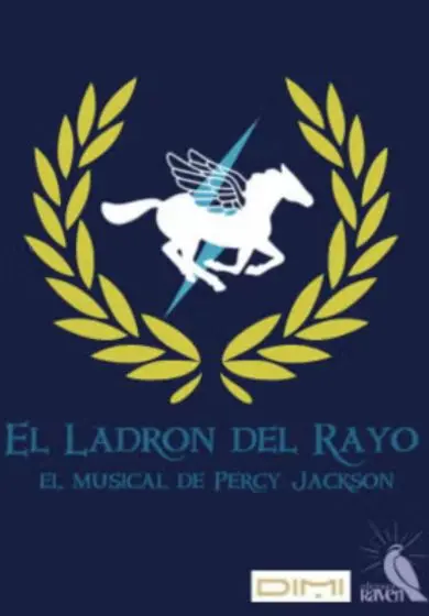 Cartel de El Ladrón del Rayo, el musical de Percy Jackson