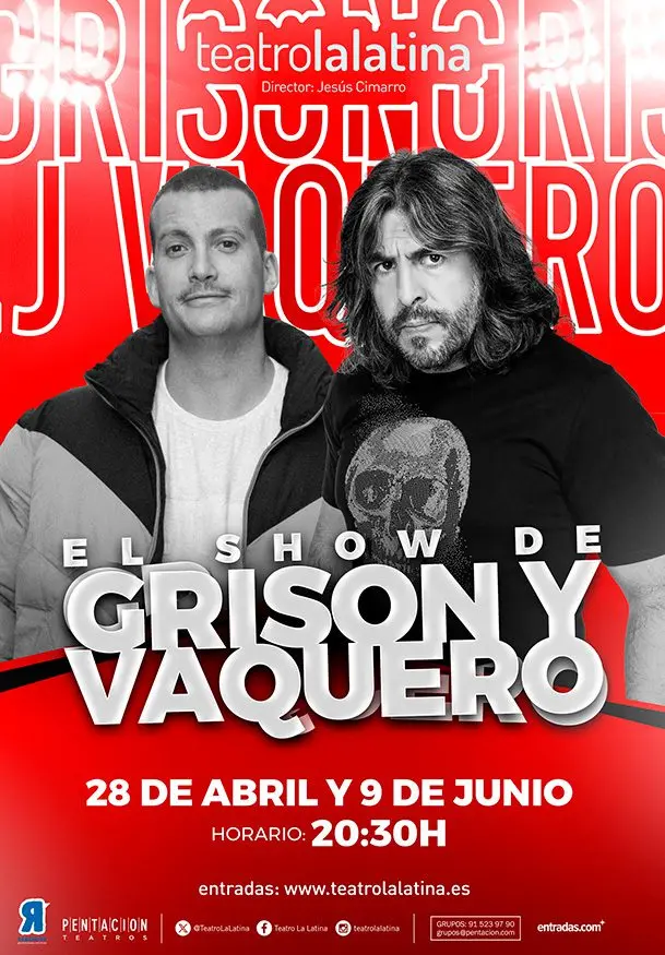 Cartel de El show de Grison y Vaquero