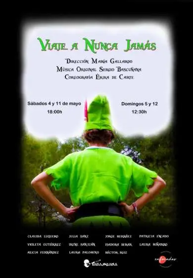 Cartel de Viaje a Nunca Jamás