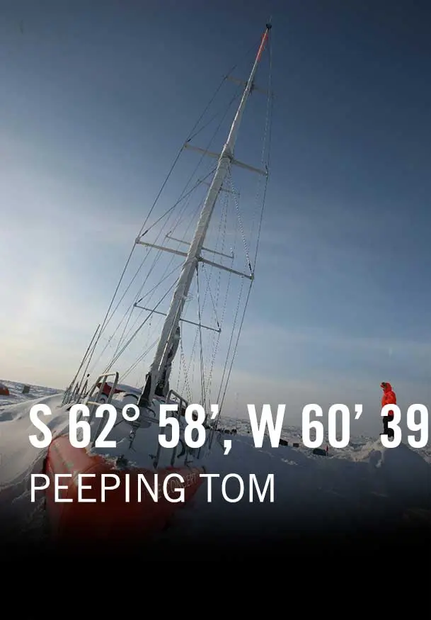 Cartel de Peeping Tom: S 62° 58’, W 60° 39’