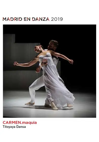 Cartel de CARMEN.maquia. Titoyaya Dansa