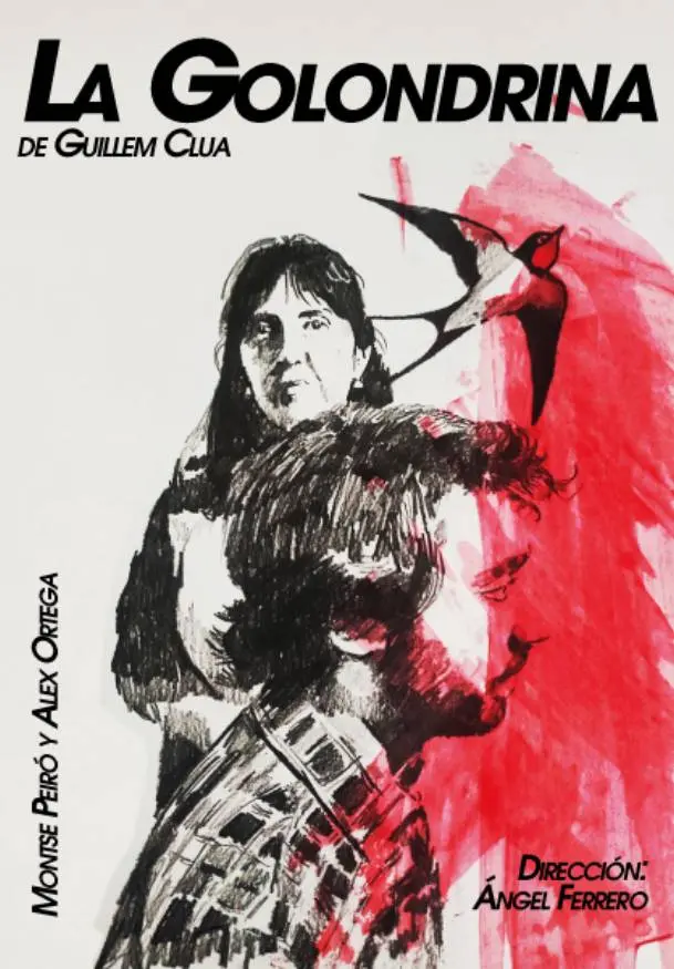 Cartel de La golondrina. Ángel Ferrero
