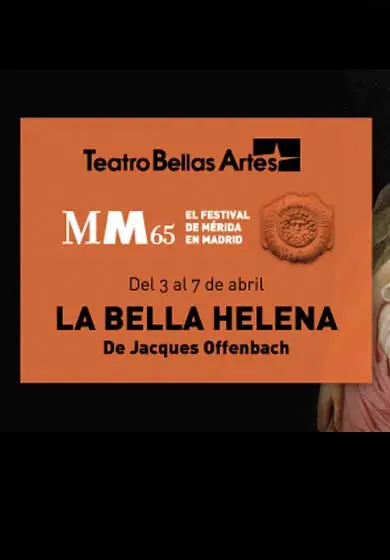Cartel de La bella Helena