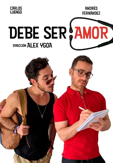 Cartel de Debe ser amor