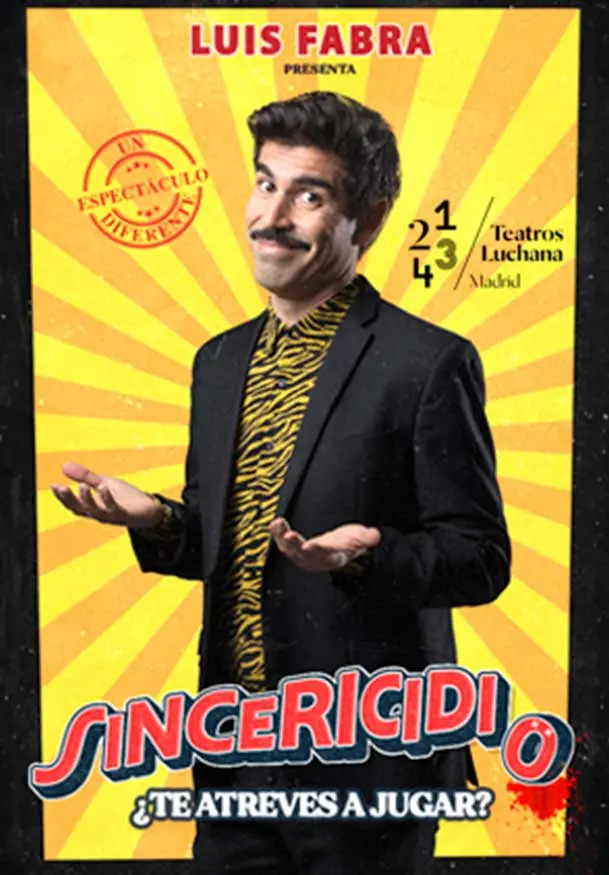 Cartel de Luis Fabra: Sincericidio