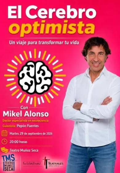 Cartel de El cerebro optimista - Mikel Alonso