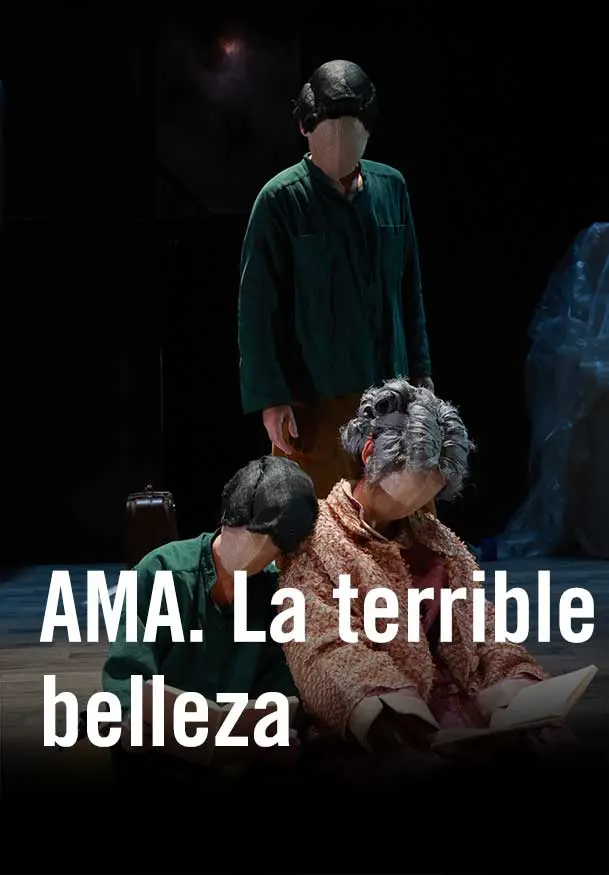 Cartel de AMA. La terrible belleza
