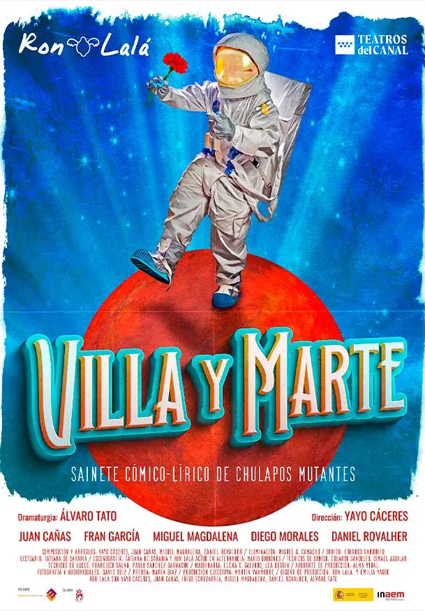 Cartel de RON LALÁ: Villa y Marte