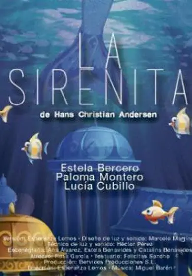 Cartel de La Sirenita de Hans Christian Andersen