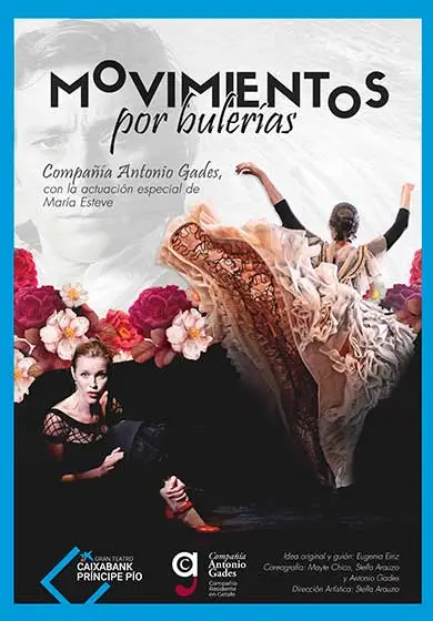 Cartel de Compañía Antonio Gades: Movimientos por bulerías