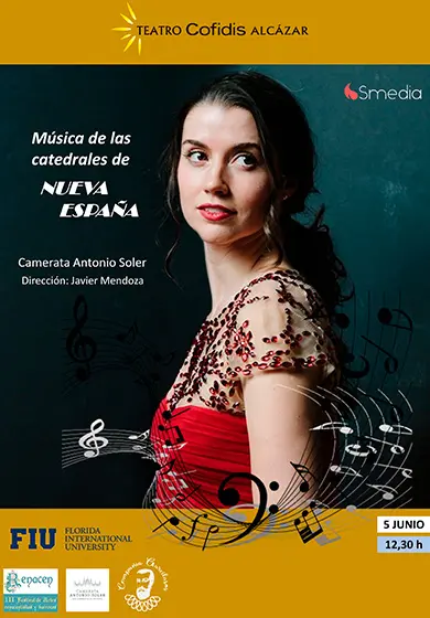 Cartel de Música de las catedrales de Nueva España