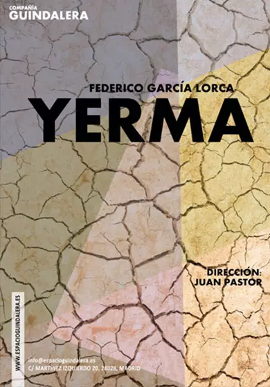 Cartel de Juan Pastor: Yerma