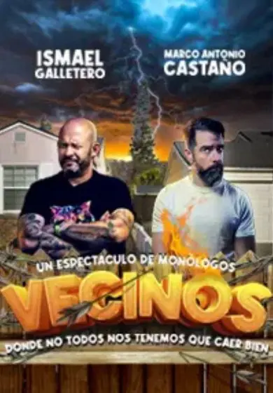 Cartel de Vecinos - Ismael Galletero y Marco Antonio Castaño