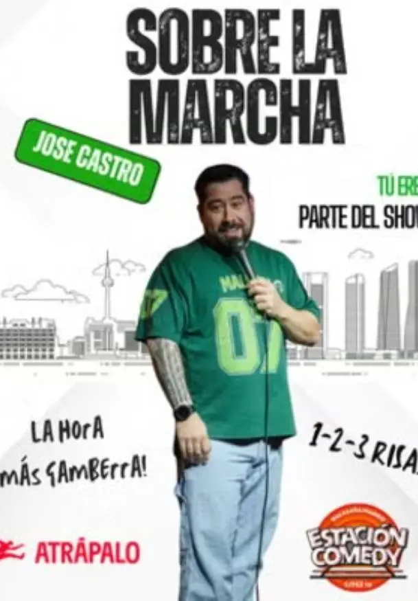 Cartel de Sobre la marcha. José Castro