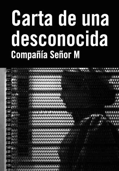 Cartel de Carta de una desconocida