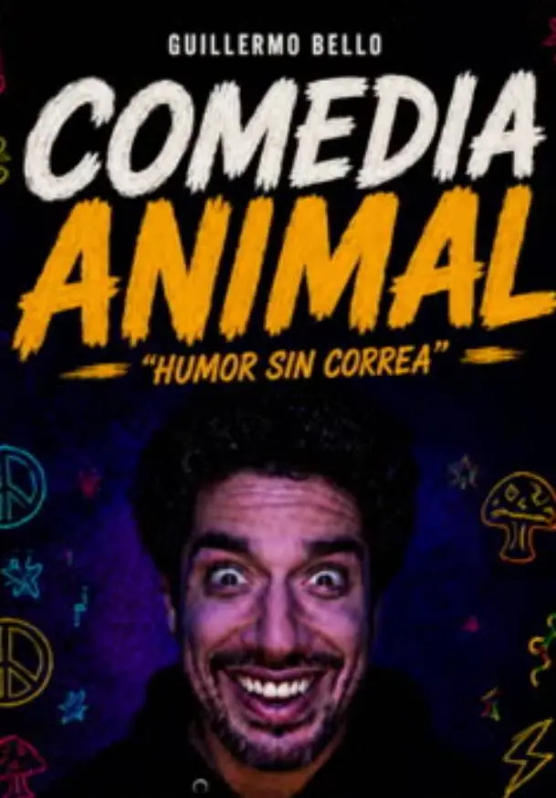Cartel de Comedia Animal - Humor Sin Correa